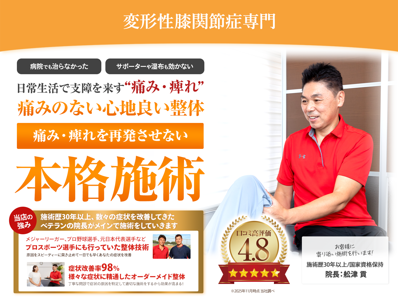 ファーストビュー膝