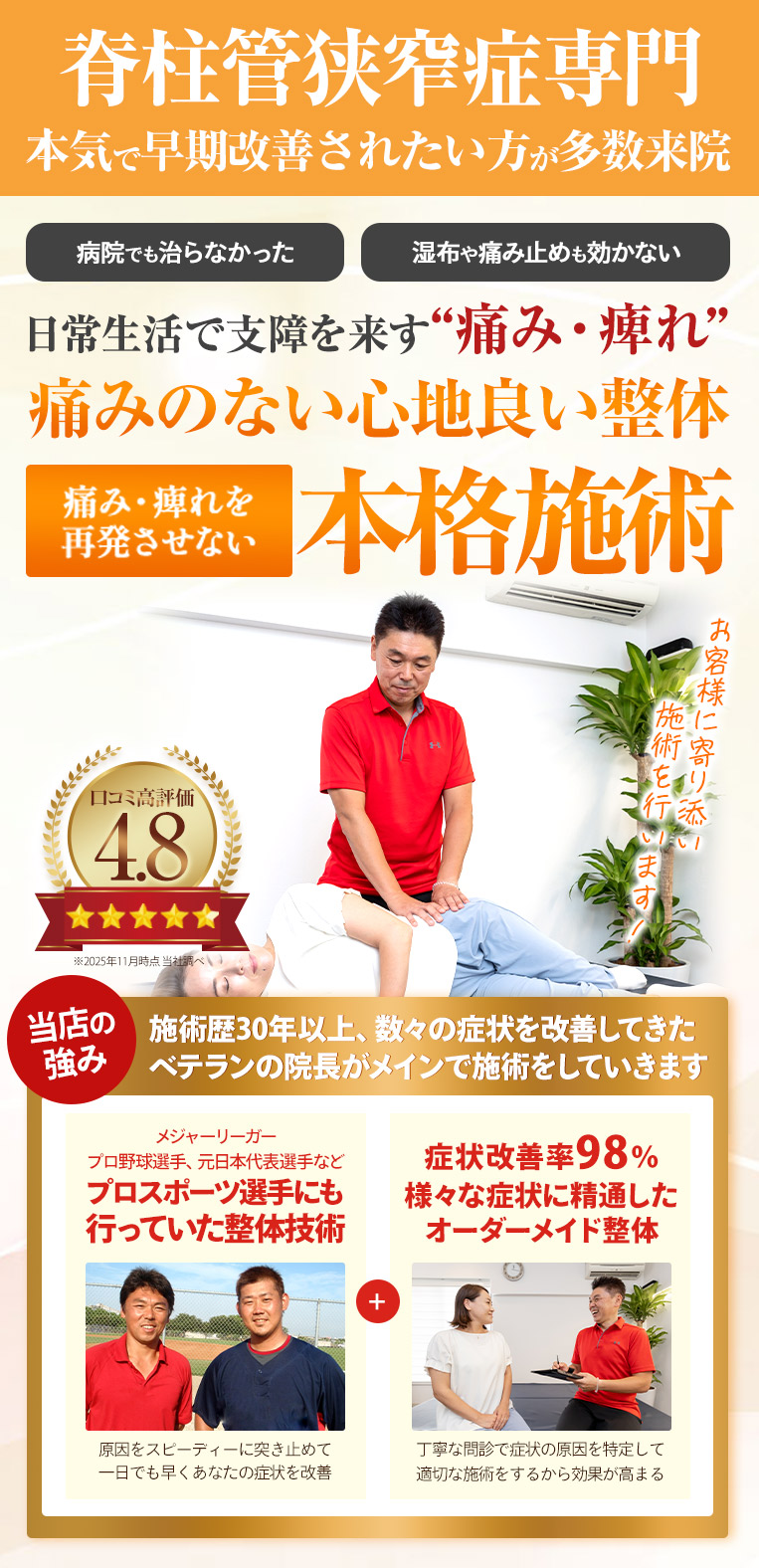 ファーストビュー脊柱管狭窄症