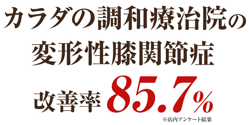 膝　改善率