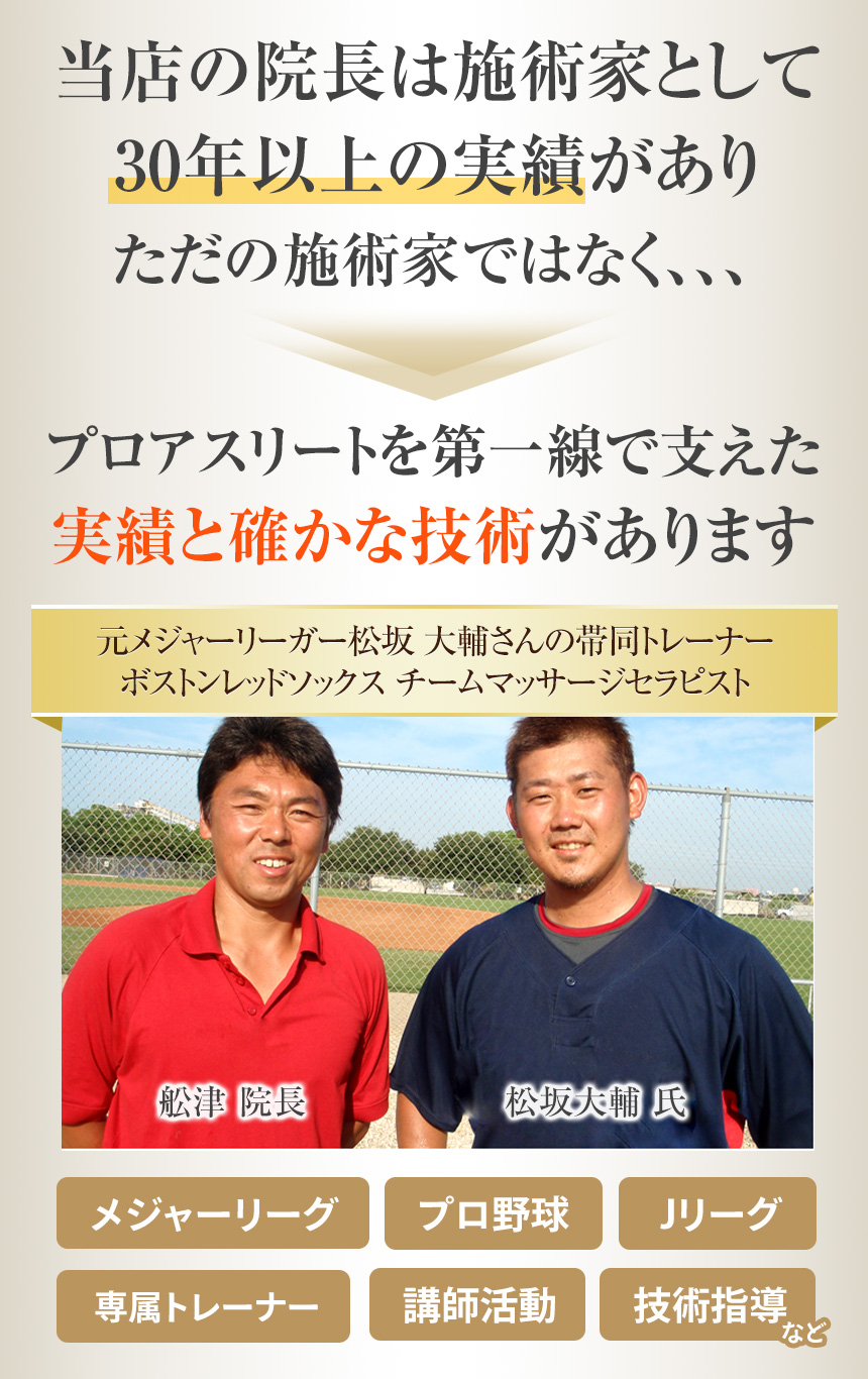 施術歴野球用