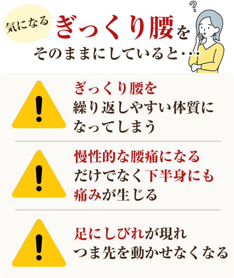 ぎっくり腰そのまま